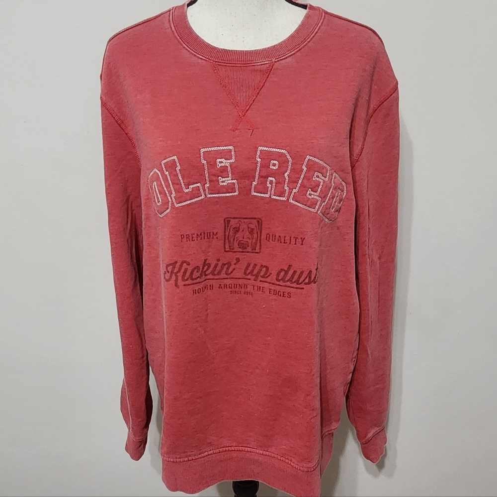 Ole Red Sweatshirt Kickin Up Dust Blake Shelton Nashville Embroidered Letters S